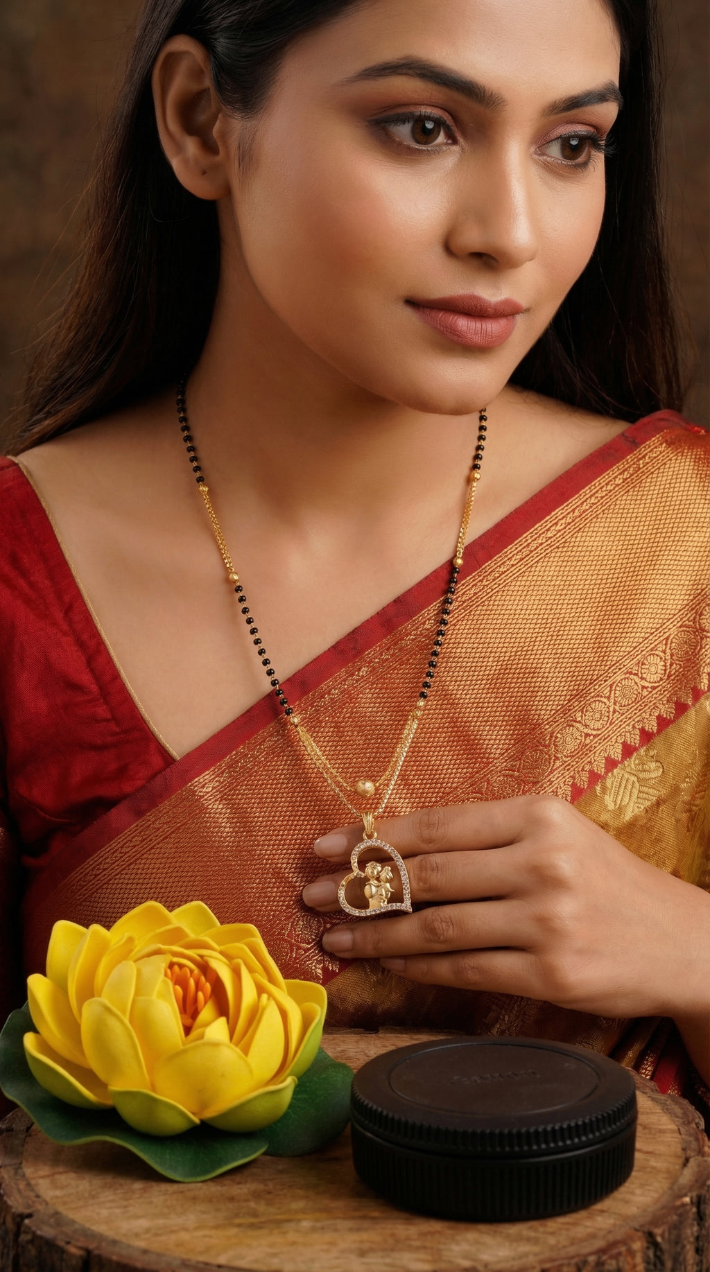 Divine Couple Heart Mangalsutra