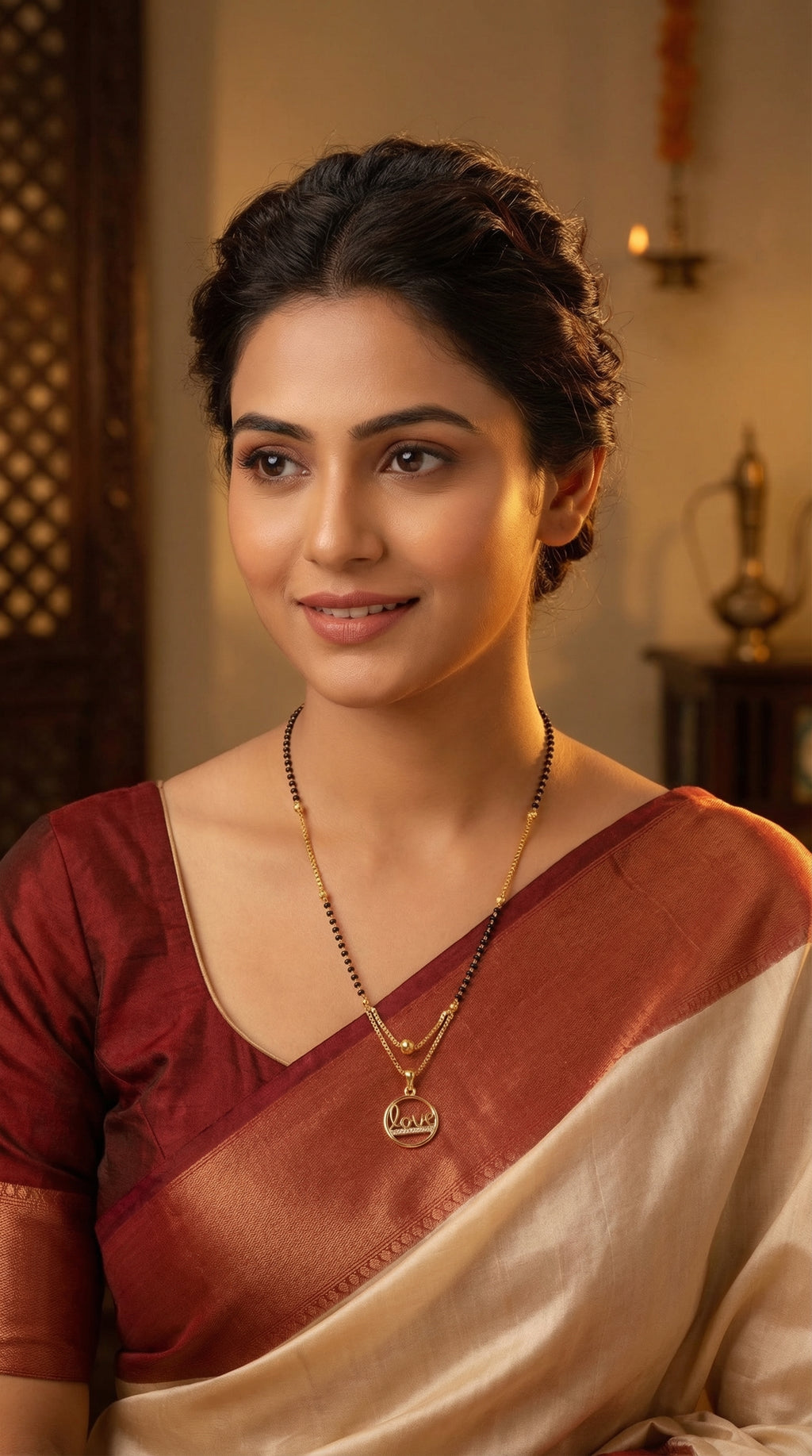 Elegant Love Circle Mangalsutra
