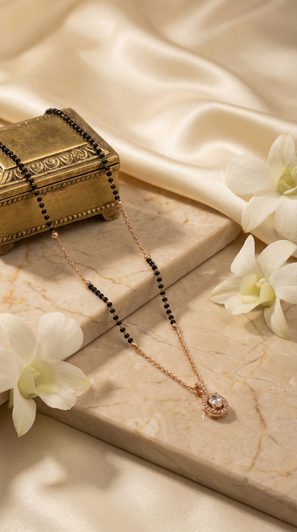 Lumina Halo Charm Mangalsutra