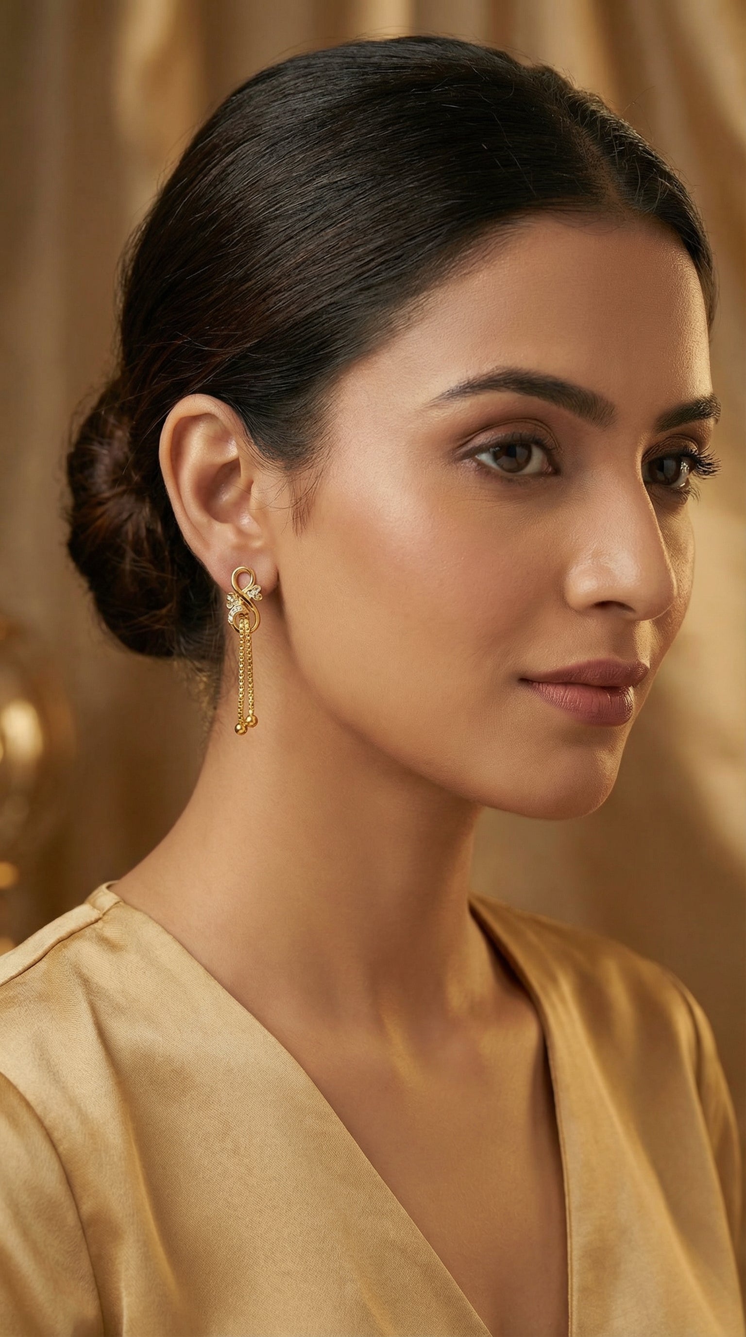 Elegant Infinity Tassel Earrings