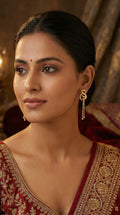 Royal Infinity Chain Drop Earrings