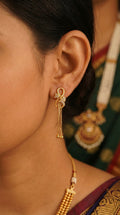 Elegant Infinity Tassel Earrings