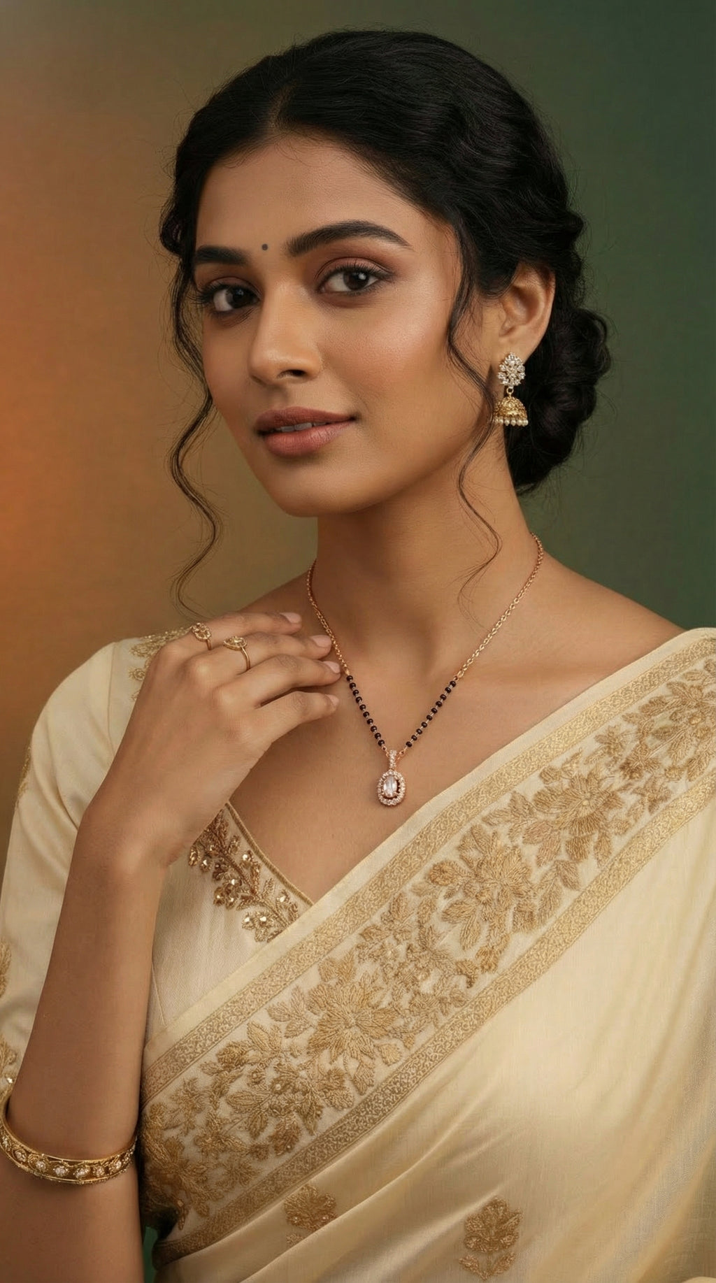 Lumina Halo Charm Mangalsutra