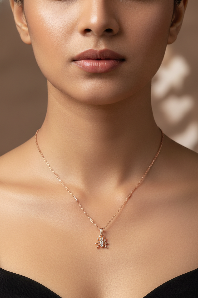 Spider Pendant Necklace
