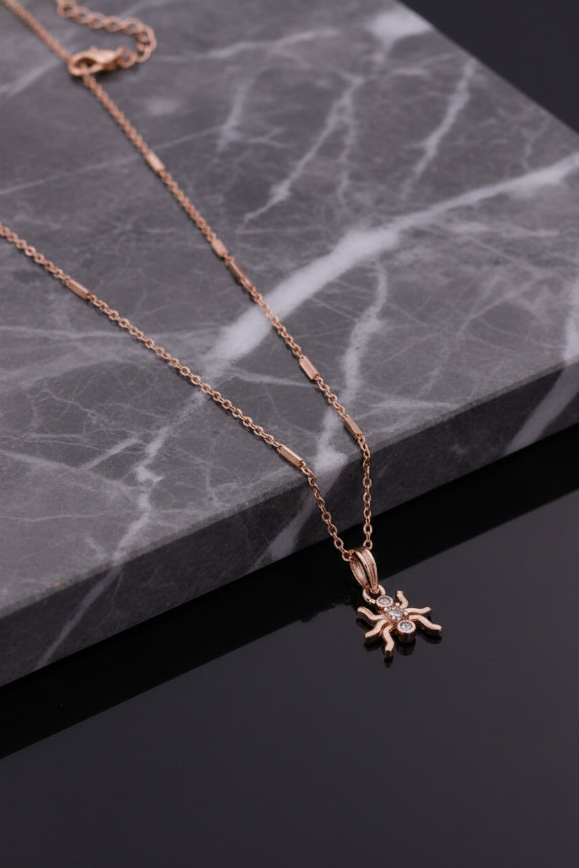 Spider Pendant Necklace